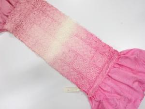 未使用品　正絹　絞り　帯揚げ